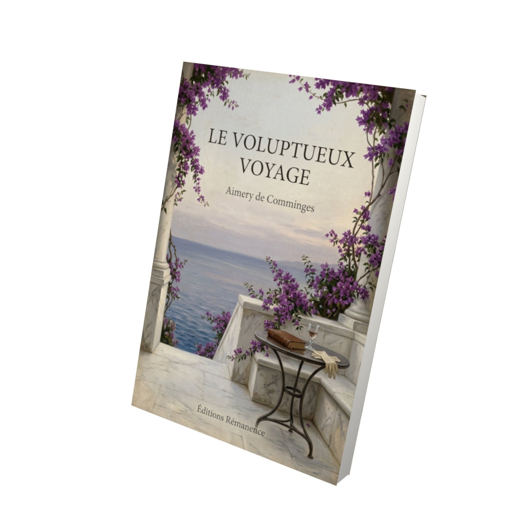 Livre Le Voluptueux Voyage - Aimery de Comminges - Vue 3D - Editions Remanence