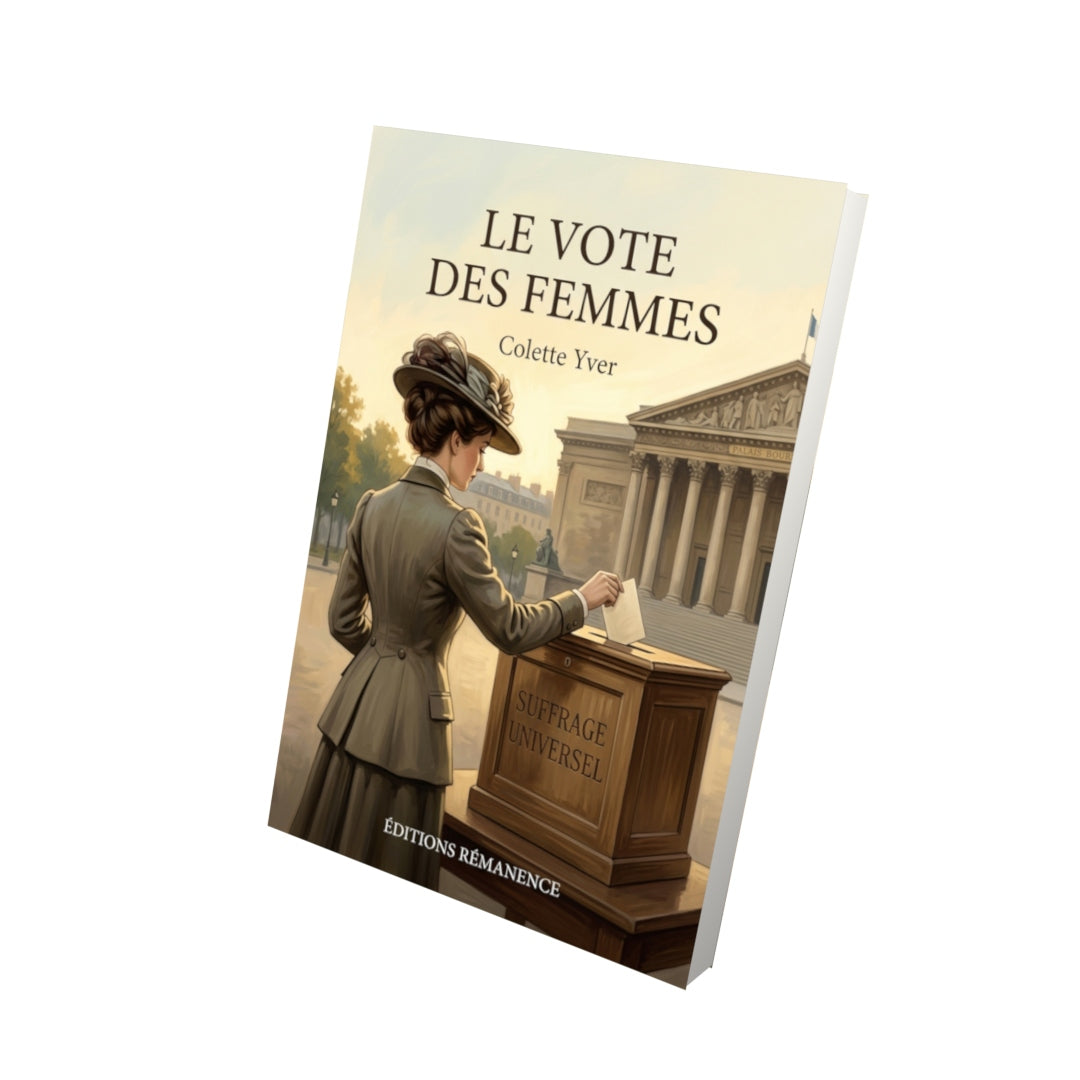 Livre Le Vote des femmes par Colette Yver - Vue 3D - Editions Remanence