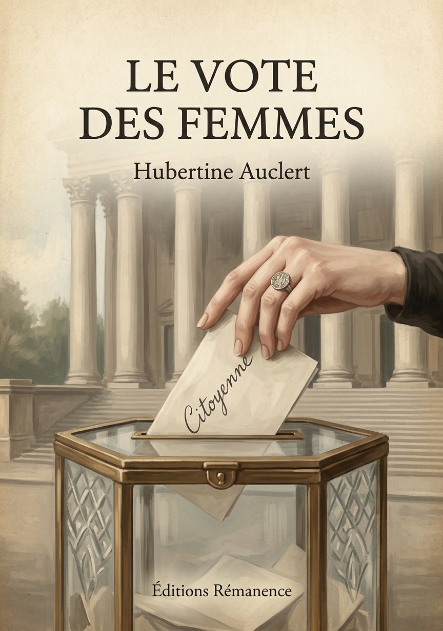 Le vote des femmes - Hubertine Auclert (Couverture)