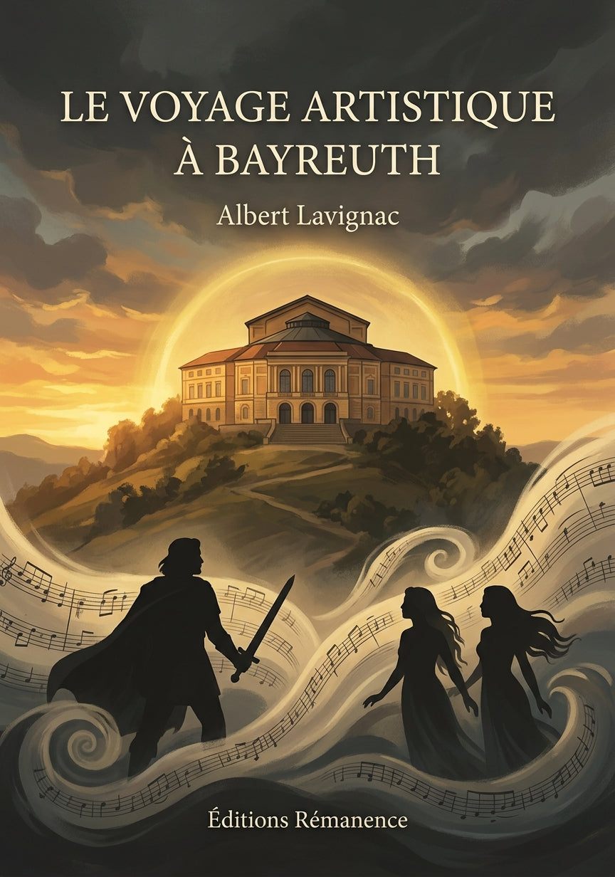 Livre Le Voyage artistique à Bayreuth par Albert Lavignac - Couverture - Editions Remanence