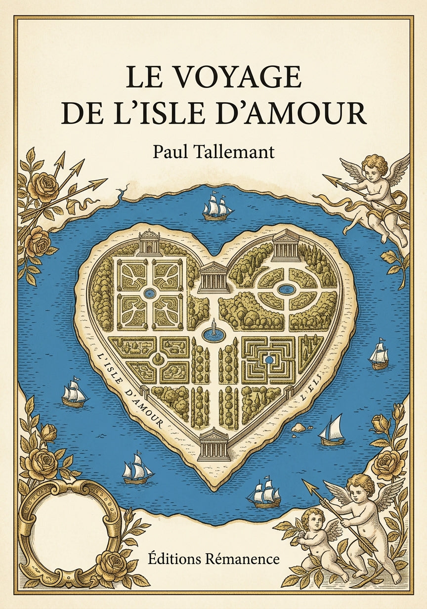 Livre Le Voyage de l'Isle d'Amour par Paul Tallemant - Couverture - Editions Remanence