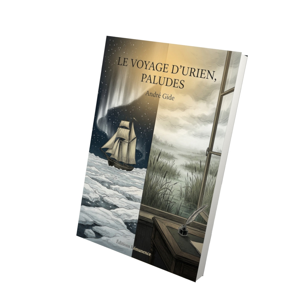 Livre Le Voyage d’Urien, Paludes par André Gide - Vue 3D - Editions Remanence