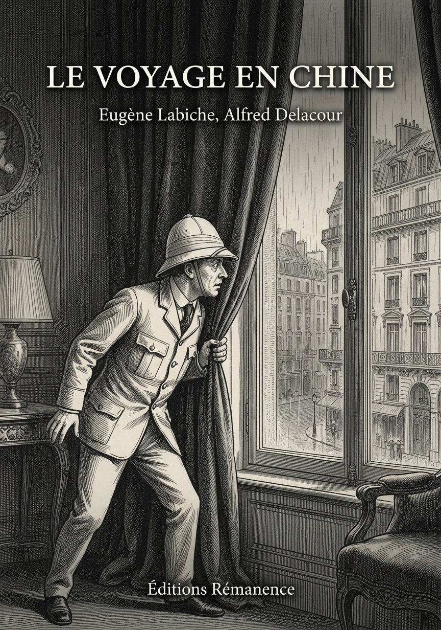 Livre Le Voyage en Chine par Eugène Labiche, Alfred Delacour - Couverture - Editions Remanence