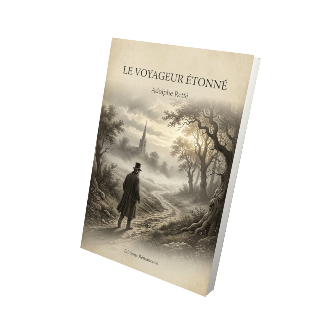 Livre Le voyageur étonné - Adolphe Retté - Vue 3D - Editions Remanence