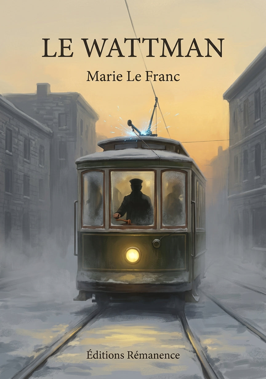 Livre Le wattman par Marie Le Franc - Couverture - Editions Remanence