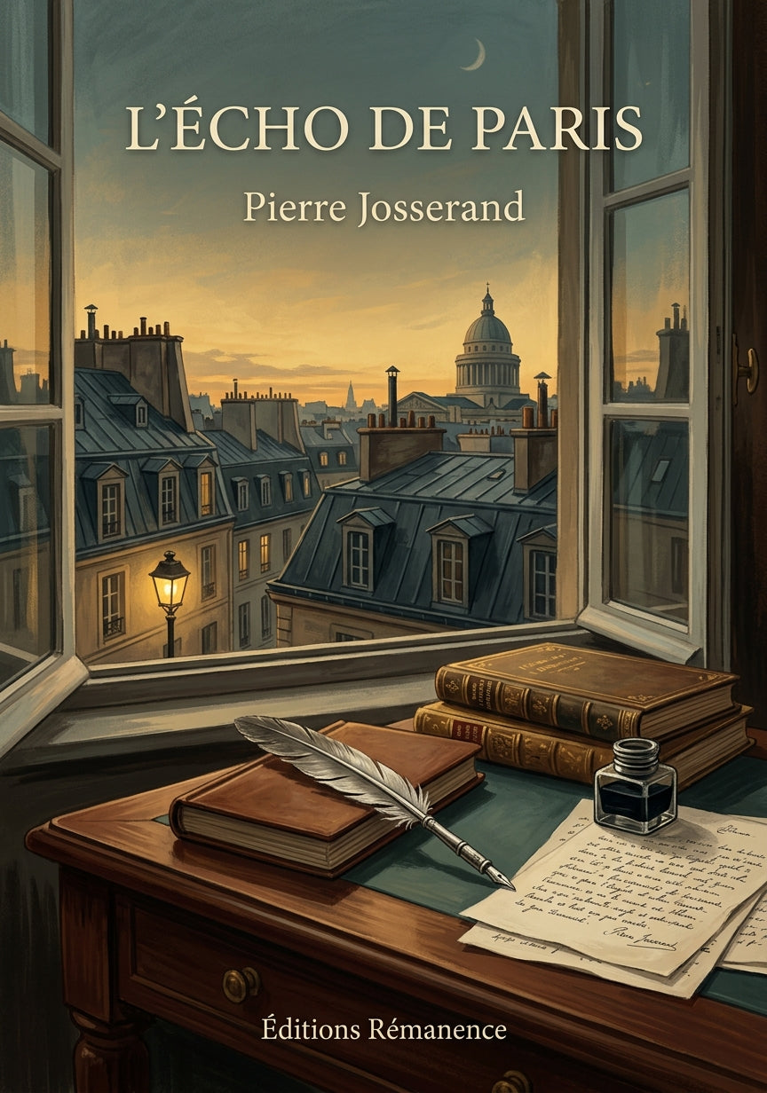 Livre L’Écho de Paris par Pierre Josserand - Couverture - Editions Remanence