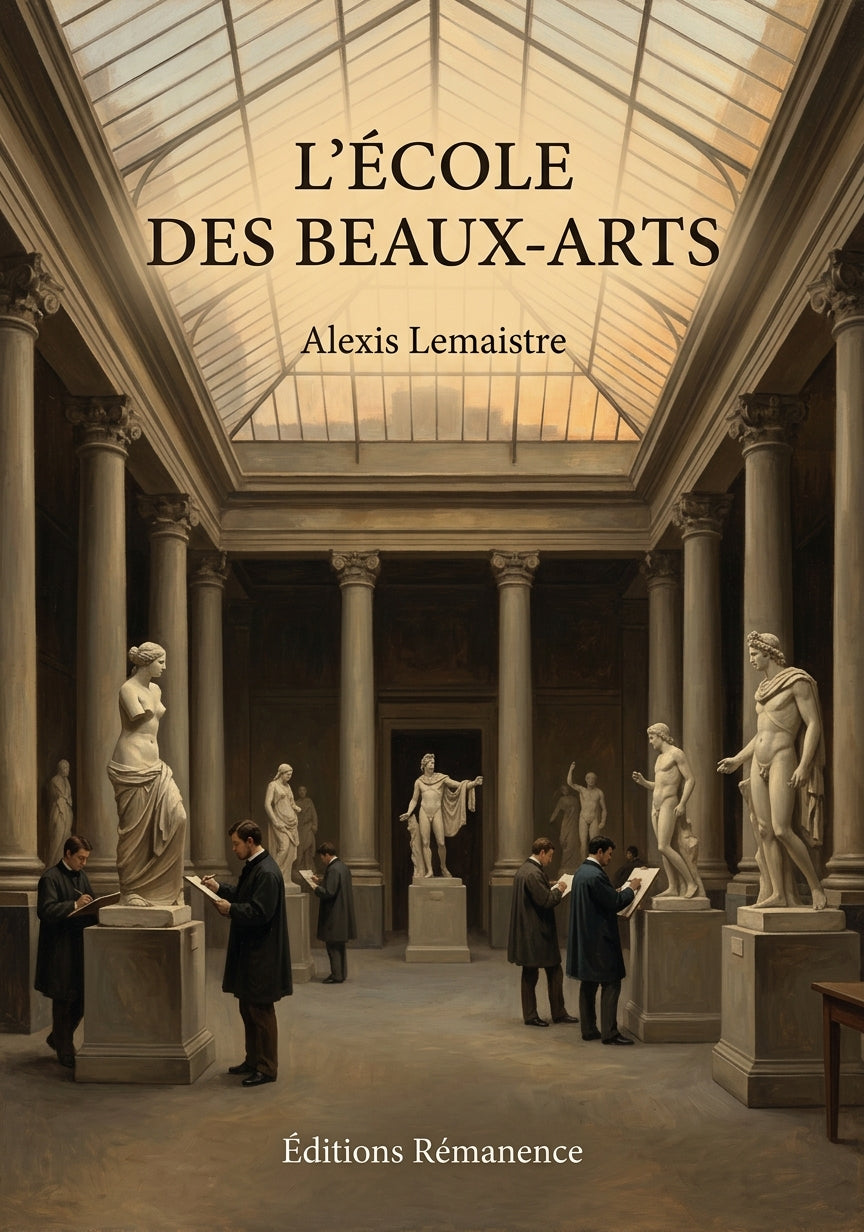 Livre L’École des Beaux-Arts par Alexis Lemaistre - Couverture - Editions Remanence