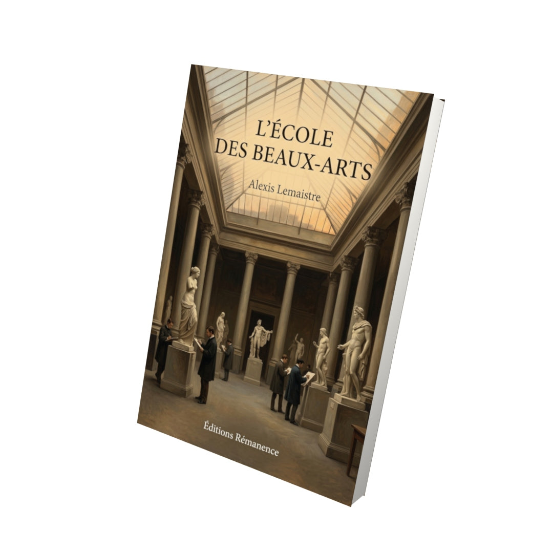 Livre L’École des Beaux-Arts par Alexis Lemaistre - Vue 3D - Editions Remanence