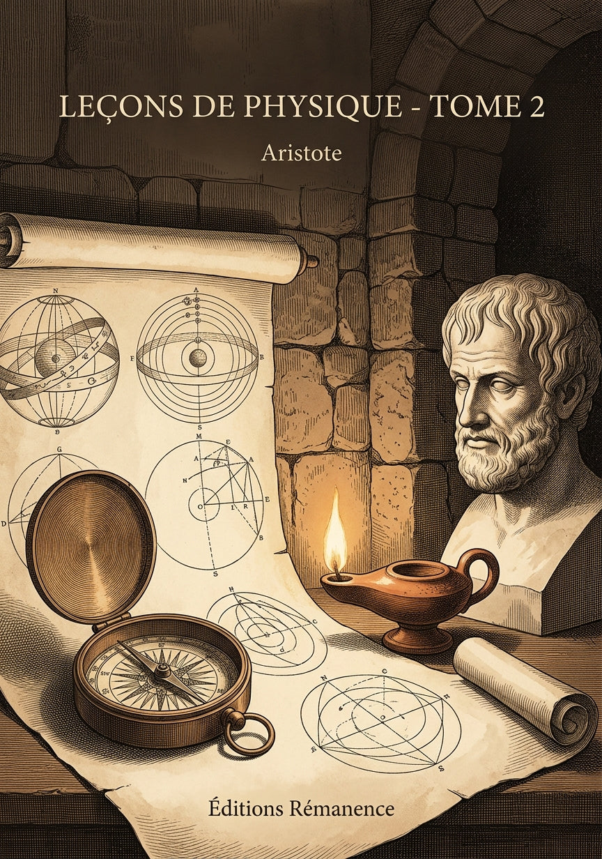 Livre Leçons de Physique - Tome 2 par Aristote - Couverture - Editions Remanence