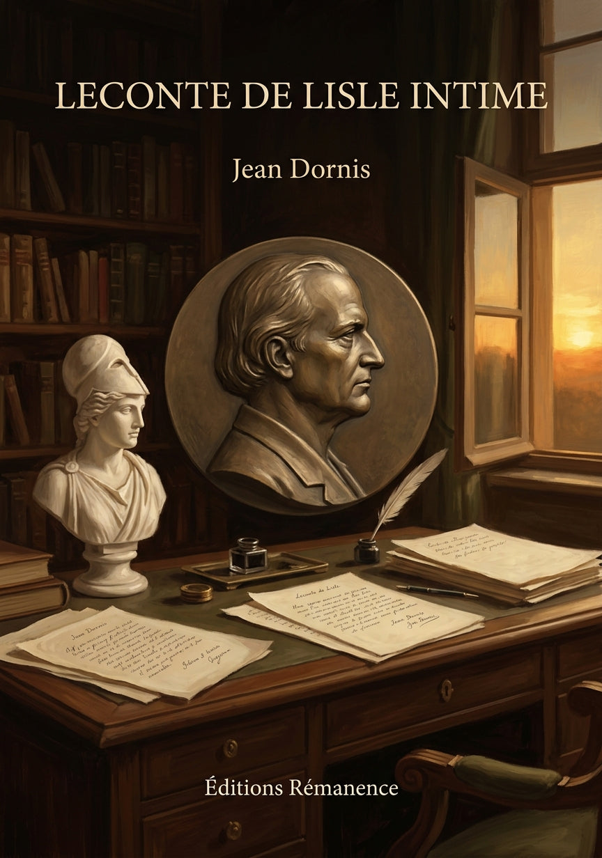 Livre Leconte de Lisle intime par Jean Dornis - Couverture - Editions Remanence