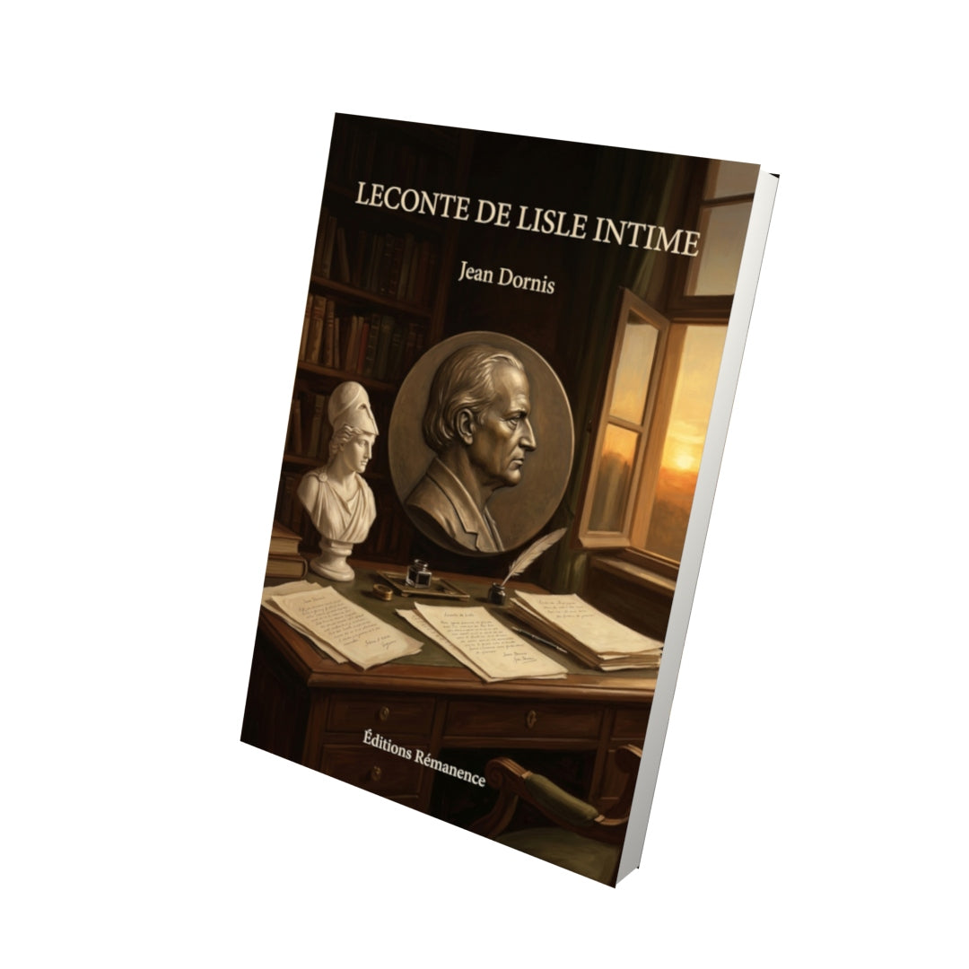 Livre Leconte de Lisle intime par Jean Dornis - Vue 3D - Editions Remanence