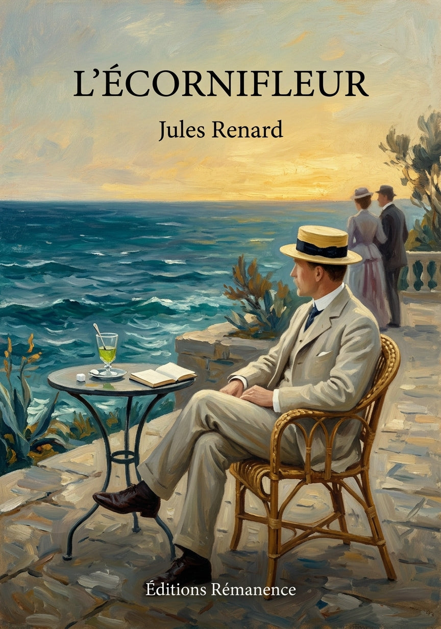 Livre L’Écornifleur par Jules Renard - Couverture - Editions Remanence