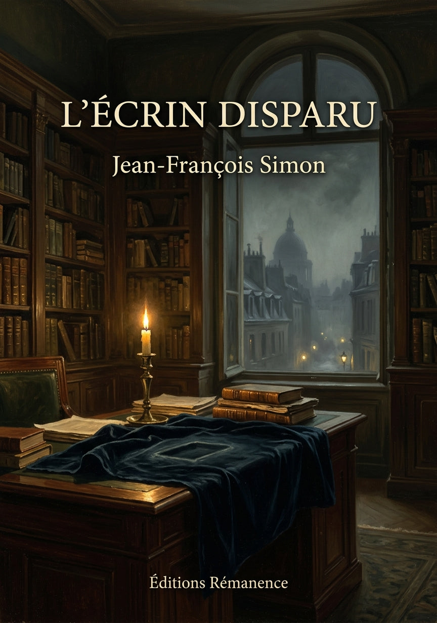 Livre L’écrin disparu par Jean-François Simon - Couverture - Editions Remanence
