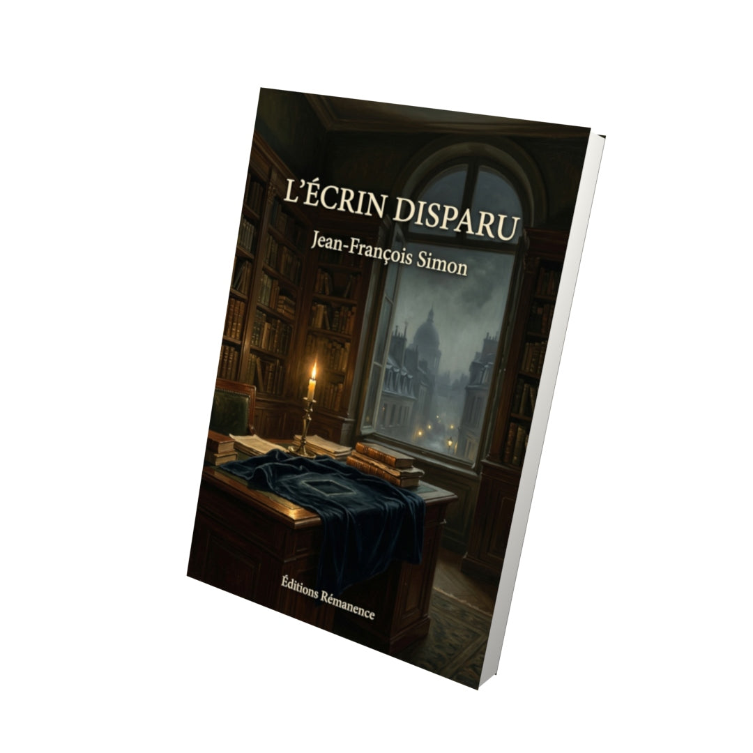 Livre L’écrin disparu par Jean-François Simon - Vue 3D - Editions Remanence