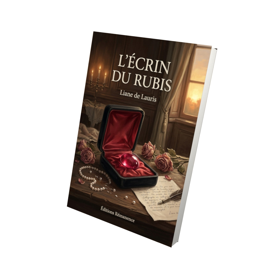Livre L’Écrin du rubis par Liane de Lauris - Vue 3D - Editions Remanence