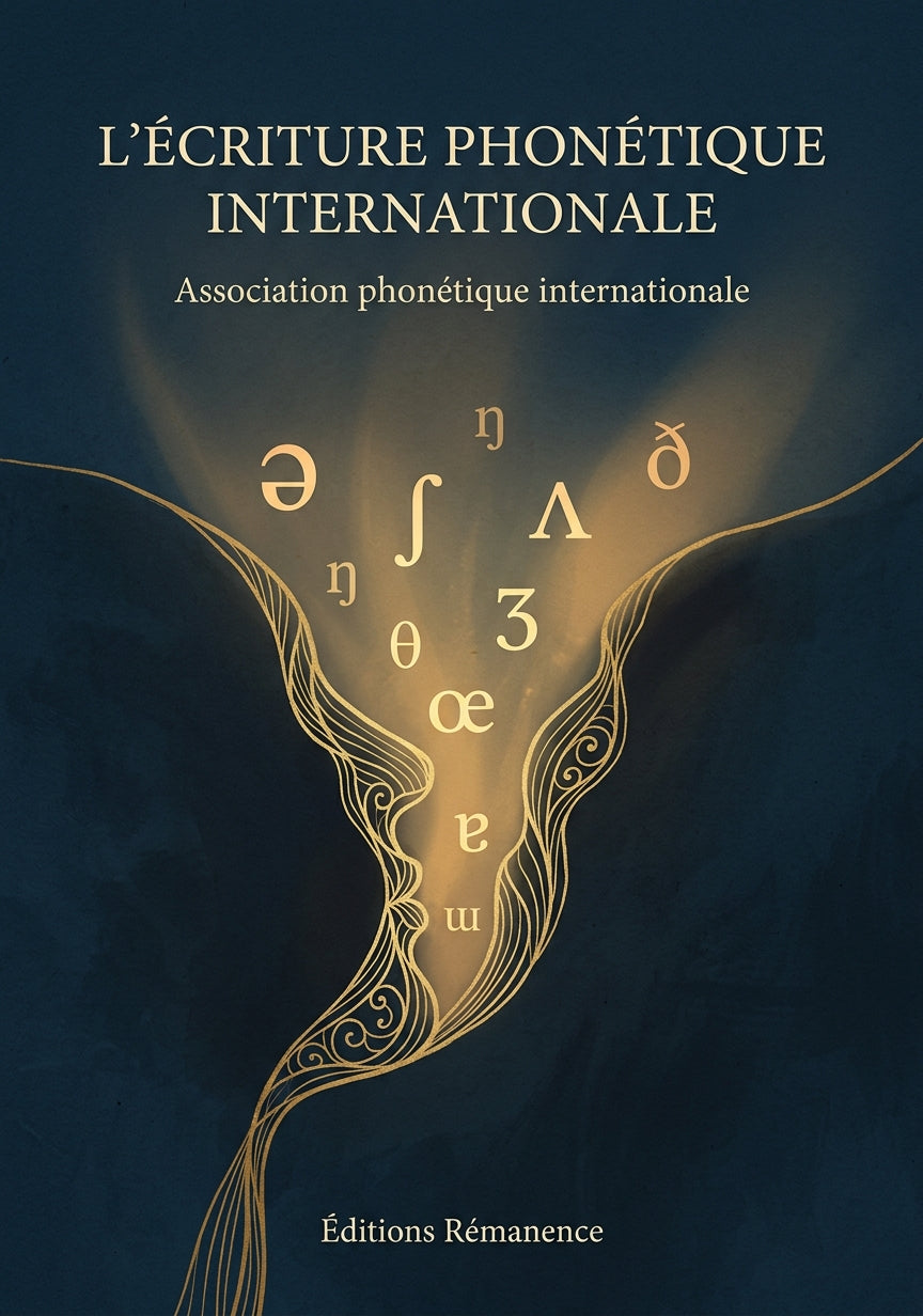 Livre L’Écriture phonétique internationale par Association phonétique internationale - Couverture - Editions Remanence