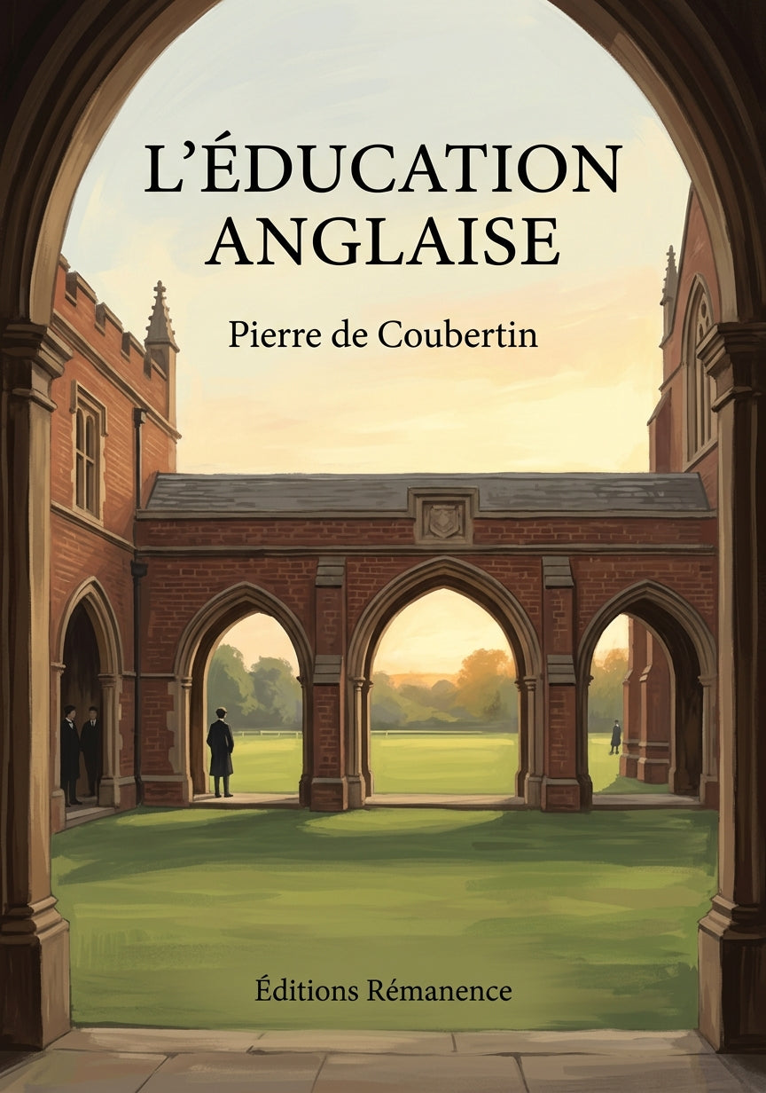 Livre L’Éducation anglaise par Pierre de Coubertin - Couverture - Editions Remanence