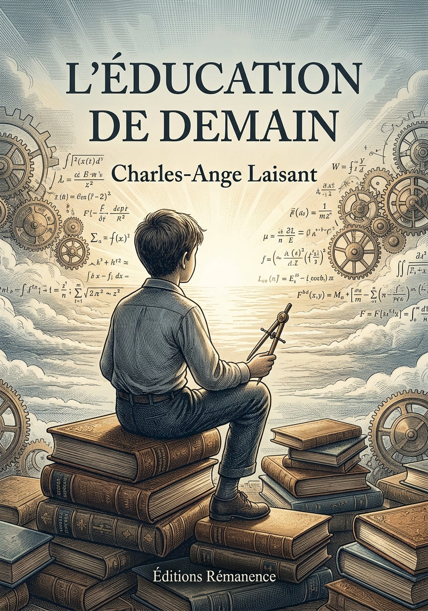 Livre L’Éducation de demain par Charles-Ange Laisant - Couverture - Editions Remanence