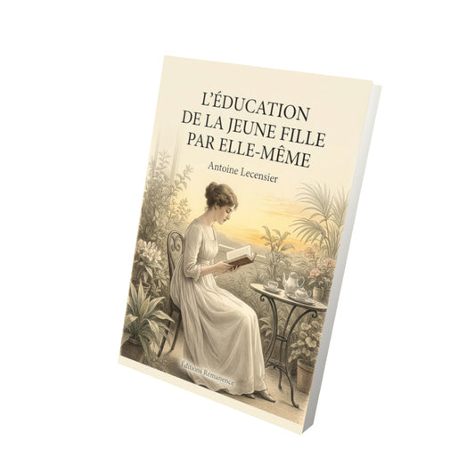 Livre L’Éducation de la Jeune Fille par elle-même par Antoine Lecensier - Vue 3D - Editions Remanence