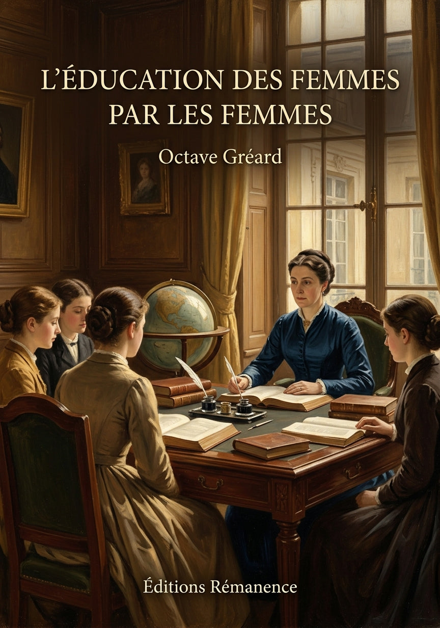 Livre L’Éducation des femmes par les femmes par Octave Gréard - Couverture - Editions Remanence