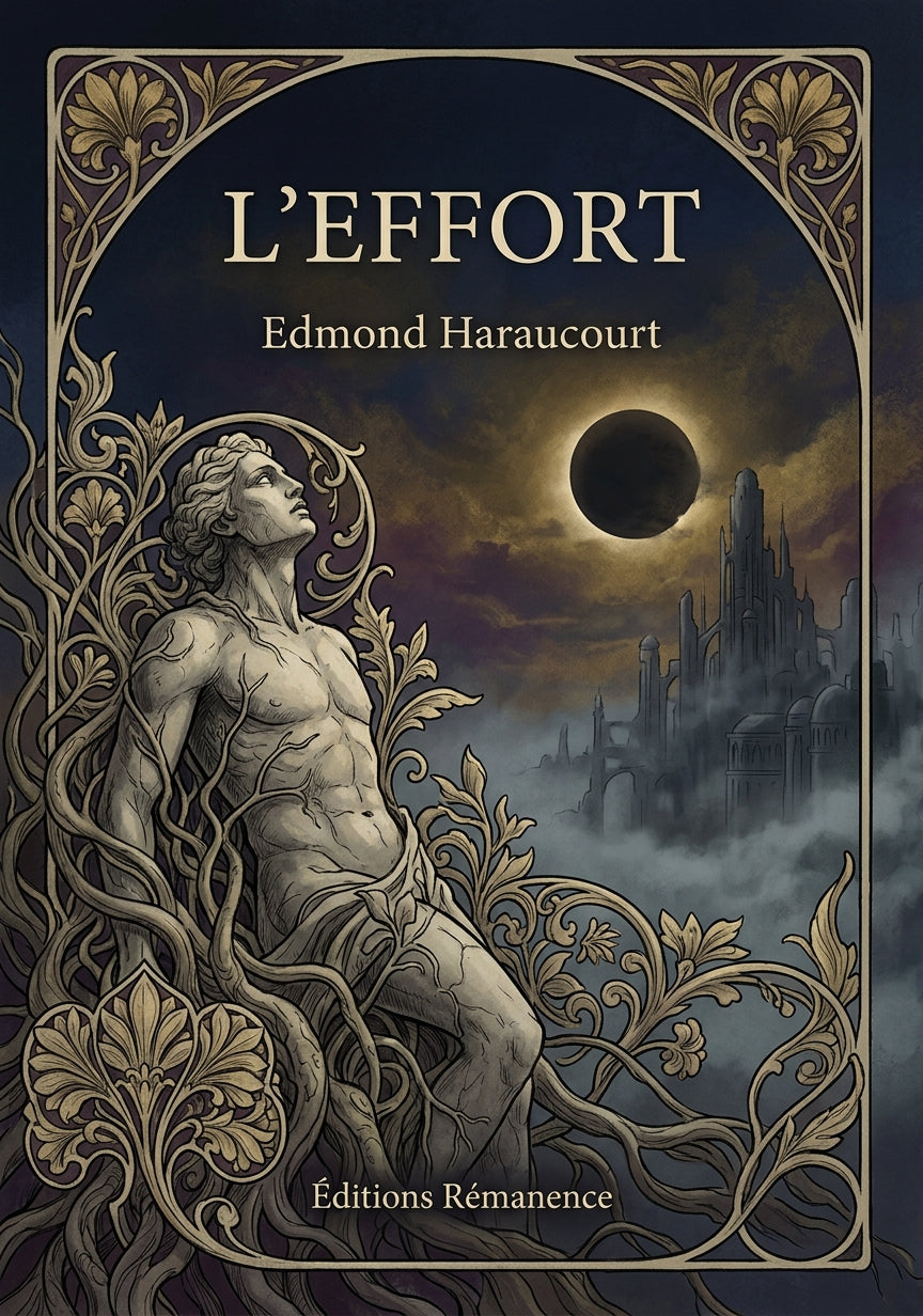 Livre L’Effort par Edmond Haraucourt - Couverture - Editions Remanence
