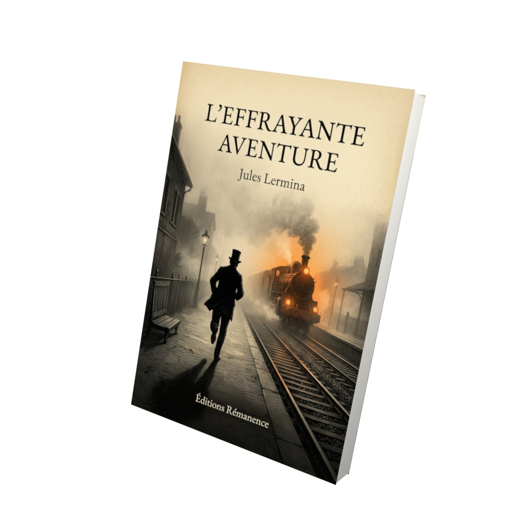 Livre L’Effrayante Aventure par Jules Lermina - Vue 3D - Editions Remanence