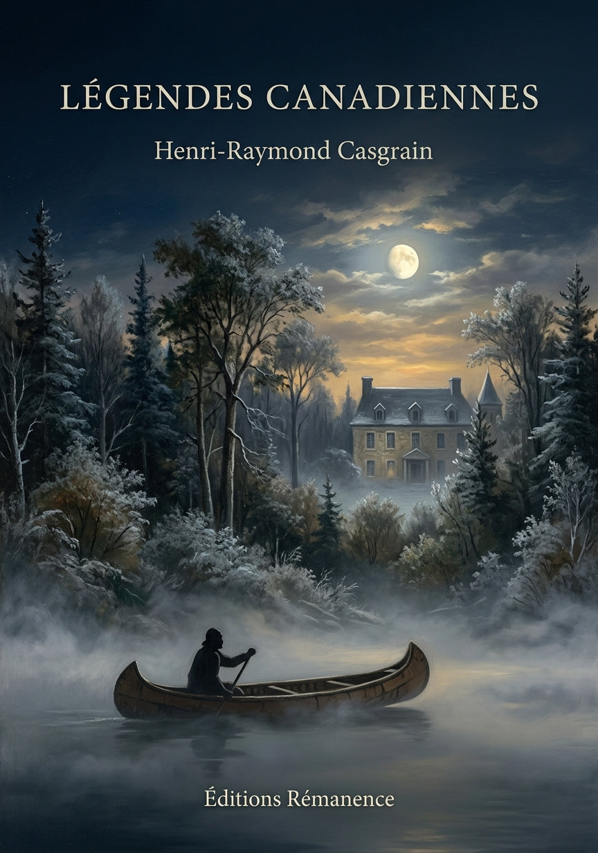 Livre Légendes canadiennes par Henri-Raymond Casgrain - Couverture - Editions Remanence