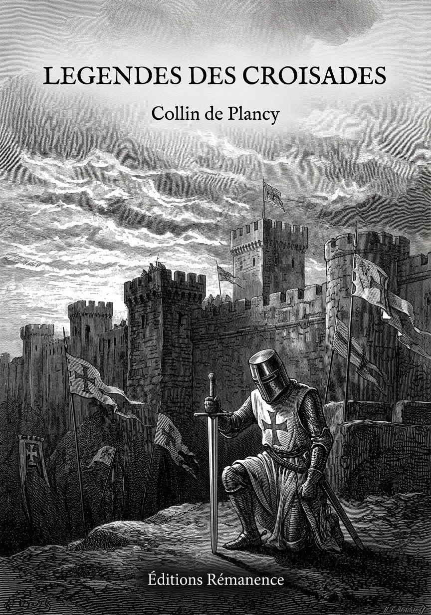 Livre Legendes des croisades par Collin de Plancy - Couverture - Editions Remanence