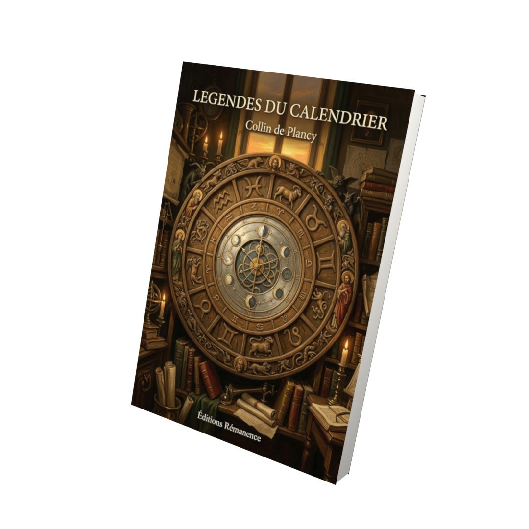 Livre Legendes du calendrier par Collin de Plancy - Vue 3D - Editions Remanence