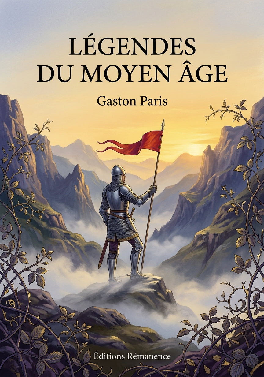 Livre Légendes du Moyen Âge par Gaston Paris - Couverture - Editions Remanence