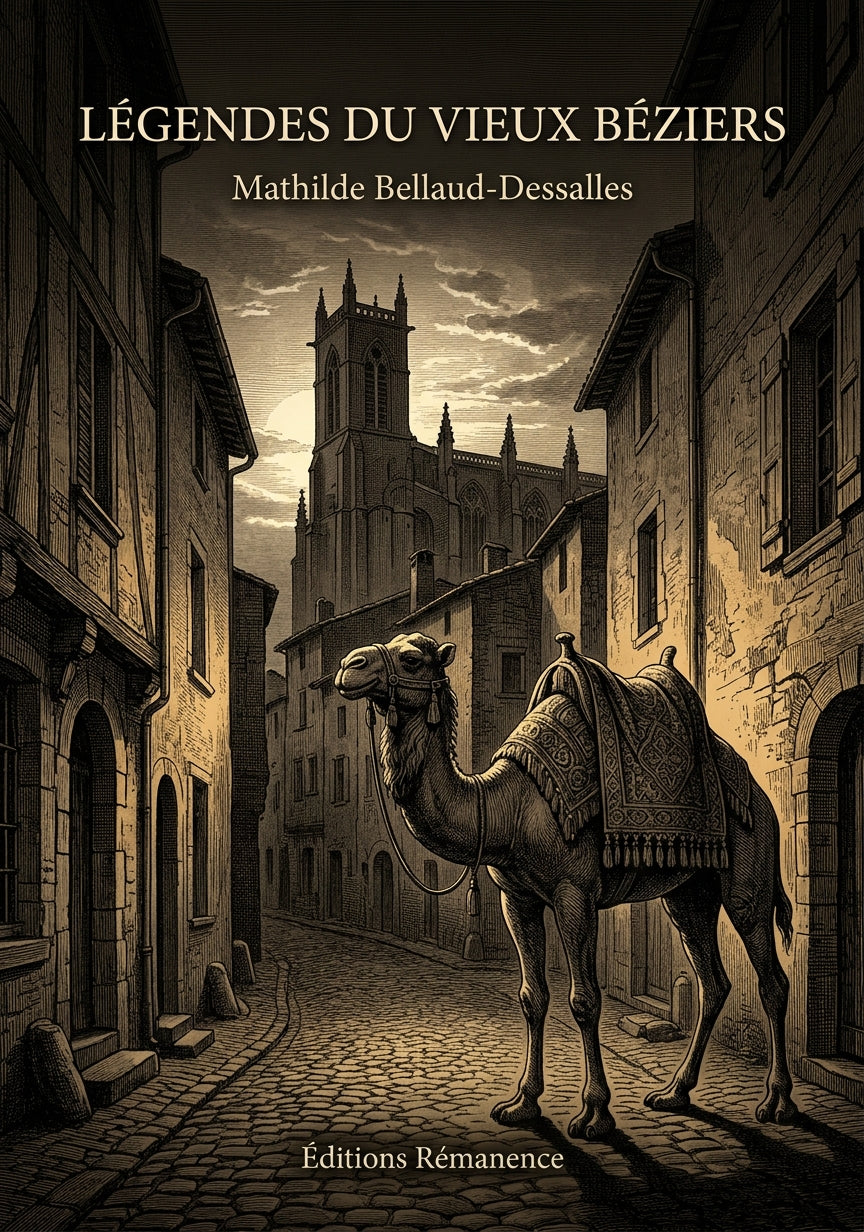 Livre Légendes du vieux Béziers par Mathilde Bellaud-Dessalles - Couverture - Editions Remanence