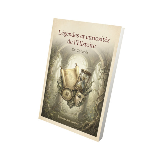 Livre Légendes et curiosités de l'Histoire – Dr. Cabanès - Vue 3D - Editions Remanence