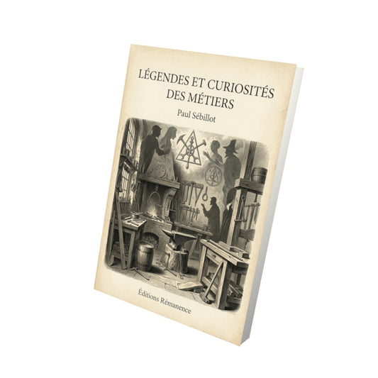 Livre Légendes et curiosités des métiers - Paul Sébillot - Vue 3D - Editions Remanence