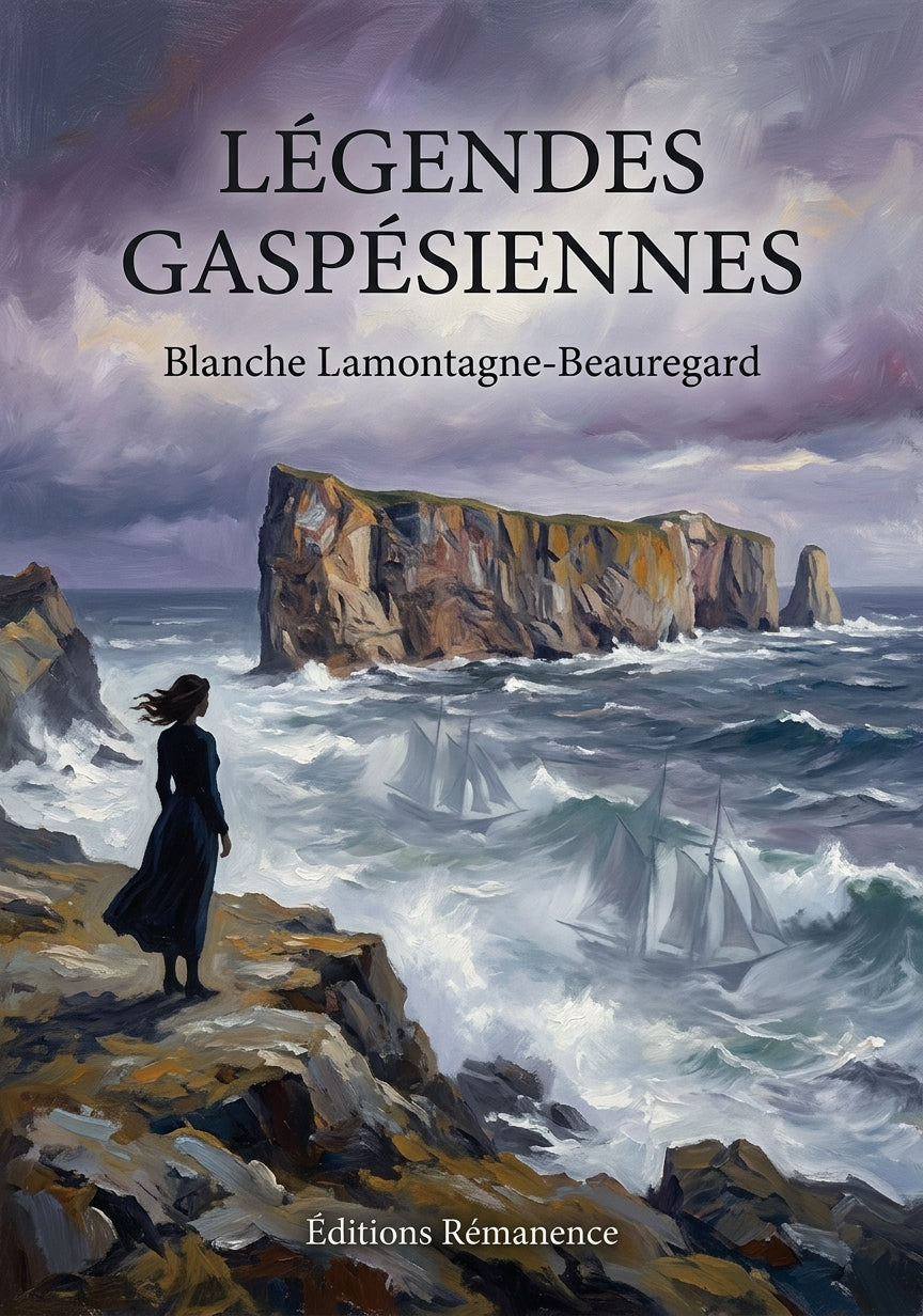 Livre Légendes gaspésiennes par Blanche Lamontagne-Beauregard - Couverture - Editions Remanence