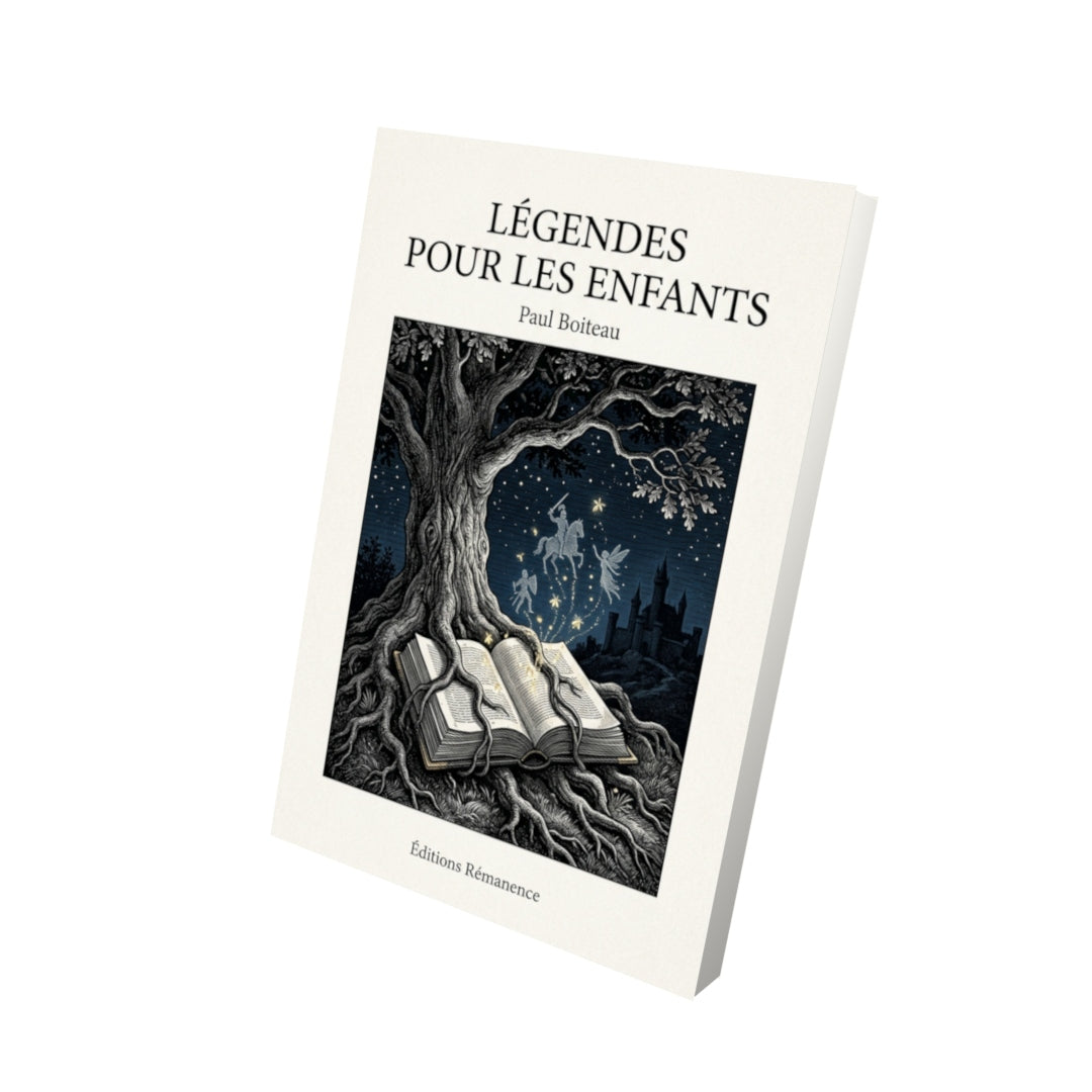 Livre Légendes pour les enfants par Paul Boiteau - Vue 3D - Editions Remanence