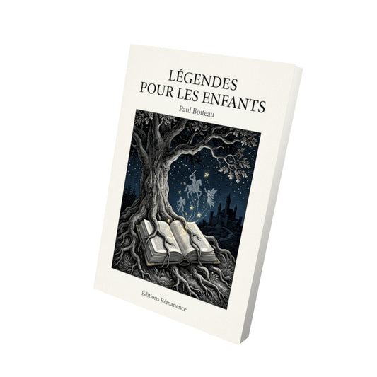 Livre Légendes pour les enfants par Paul Boiteau - Vue 3D - Editions Remanence