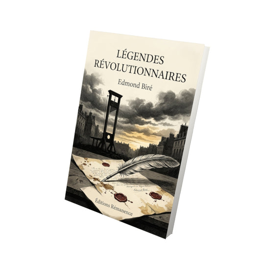 Livre Légendes révolutionnaires - Edmond Biré - Vue 3D - Editions Remanence