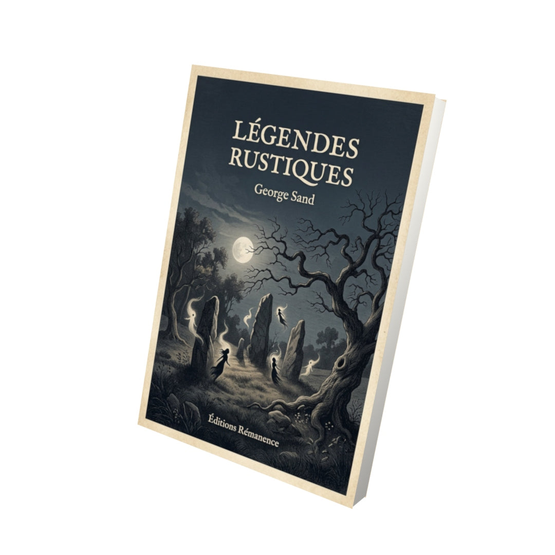 Livre Légendes rustiques - George Sand - Vue 3D - Editions Remanence