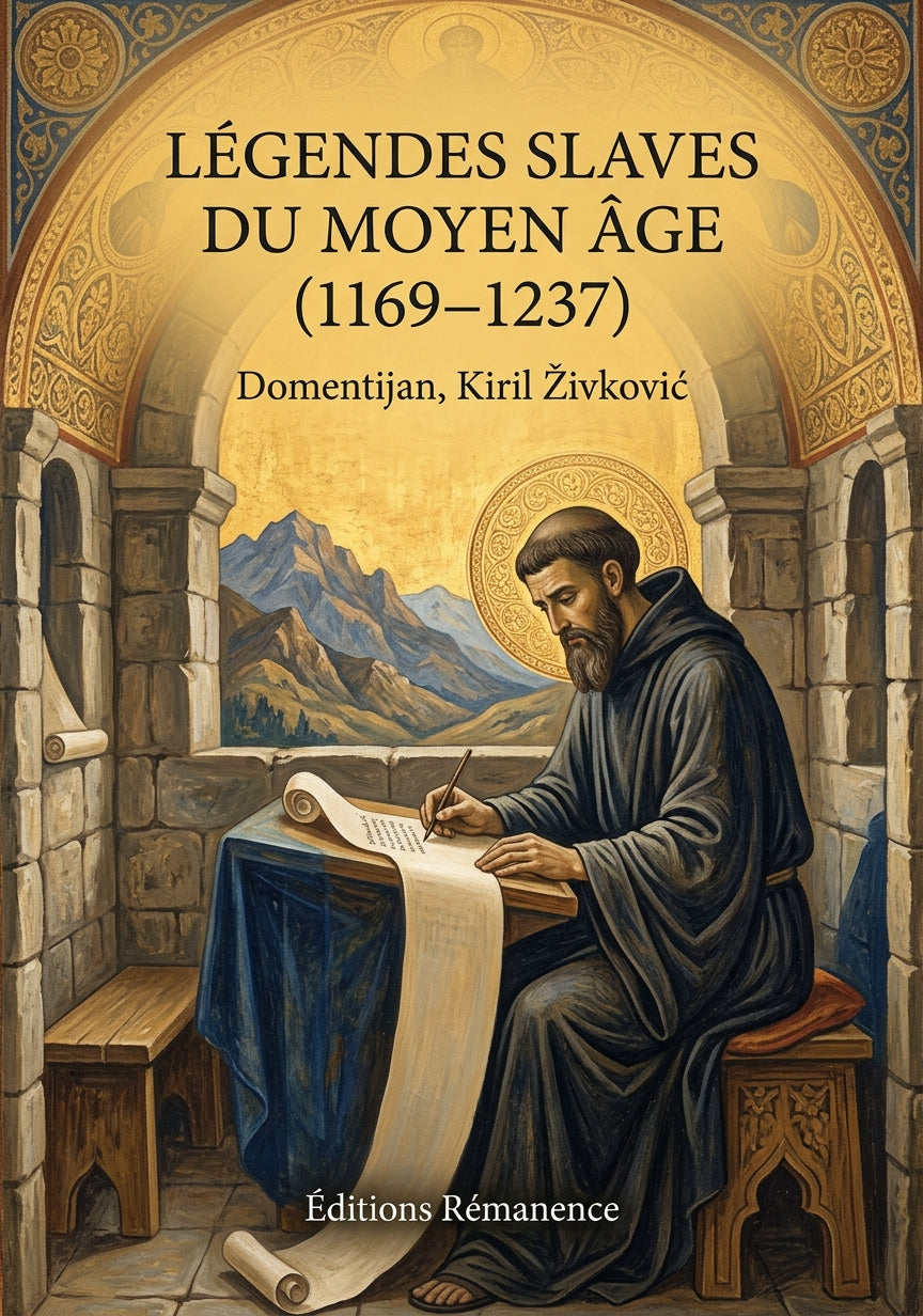 Livre Légendes slaves du moyen âge (1169–1237) par Domentijan, Kiril Živković - Couverture - Editions Remanence
