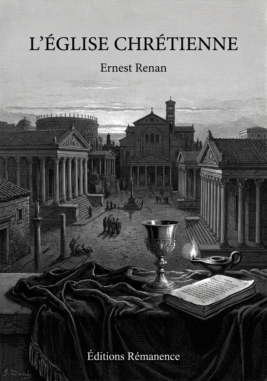 Livre L’Église chrétienne par Ernest Renan - Couverture - Editions Remanence