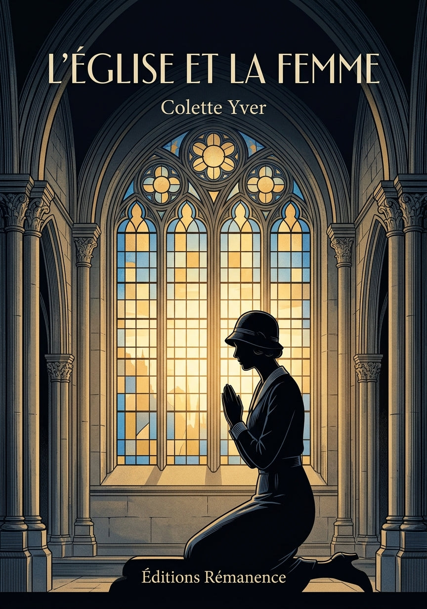 Livre L’Église et la femme par Colette Yver - Couverture - Editions Remanence