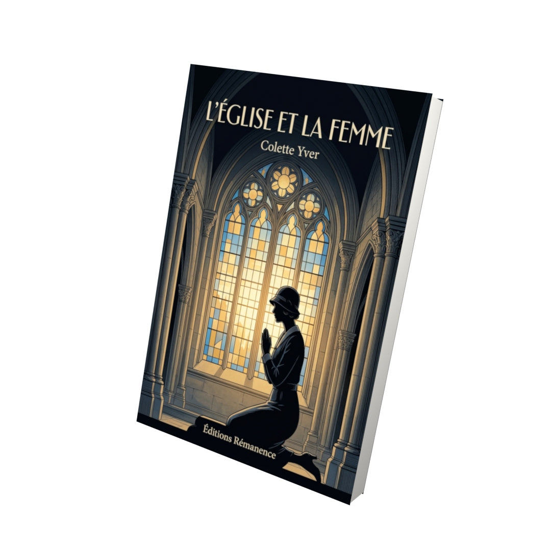 Livre L’Église et la femme par Colette Yver - Vue 3D - Editions Remanence