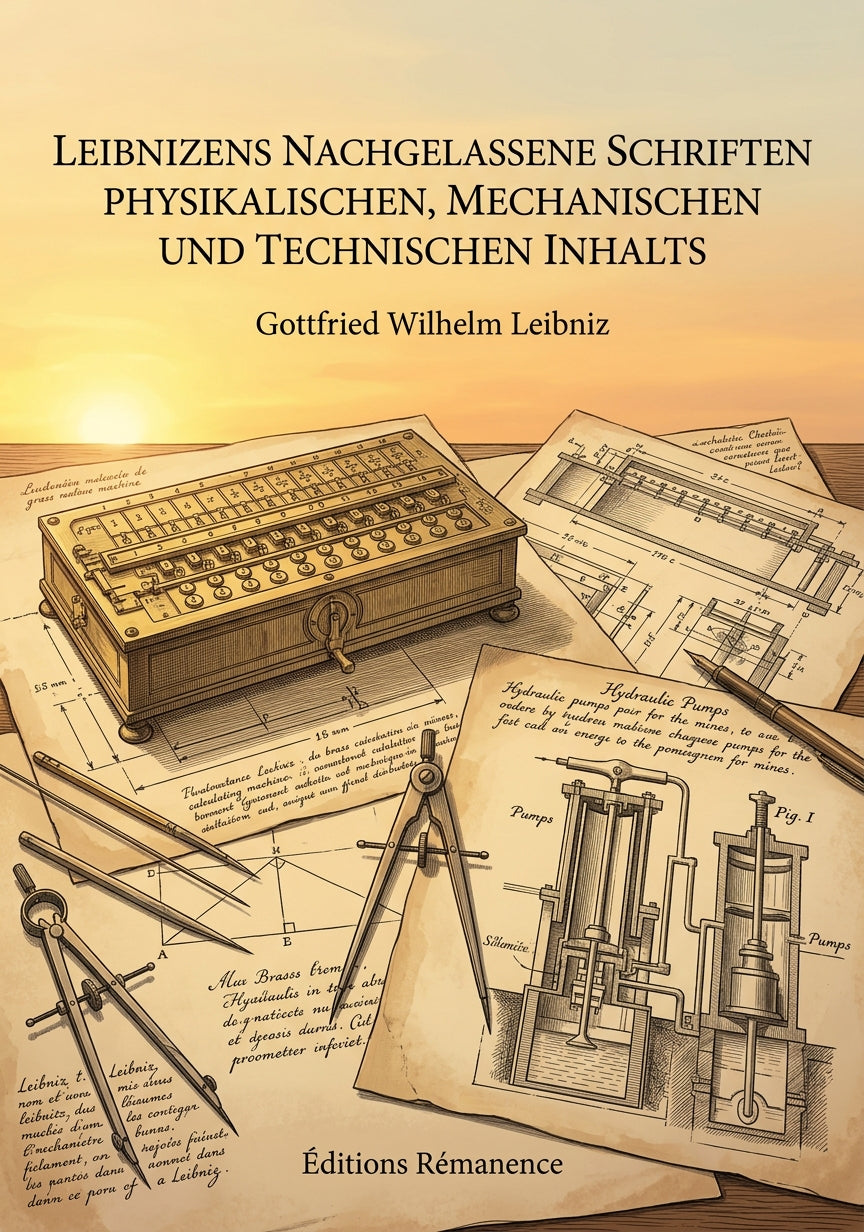 Livre Leibnizens nachgelassene Schriften physikalischen, mechanischen und technischen Inhalts par Gottfried Wilhelm Leibniz - Couverture - Editions Remanence