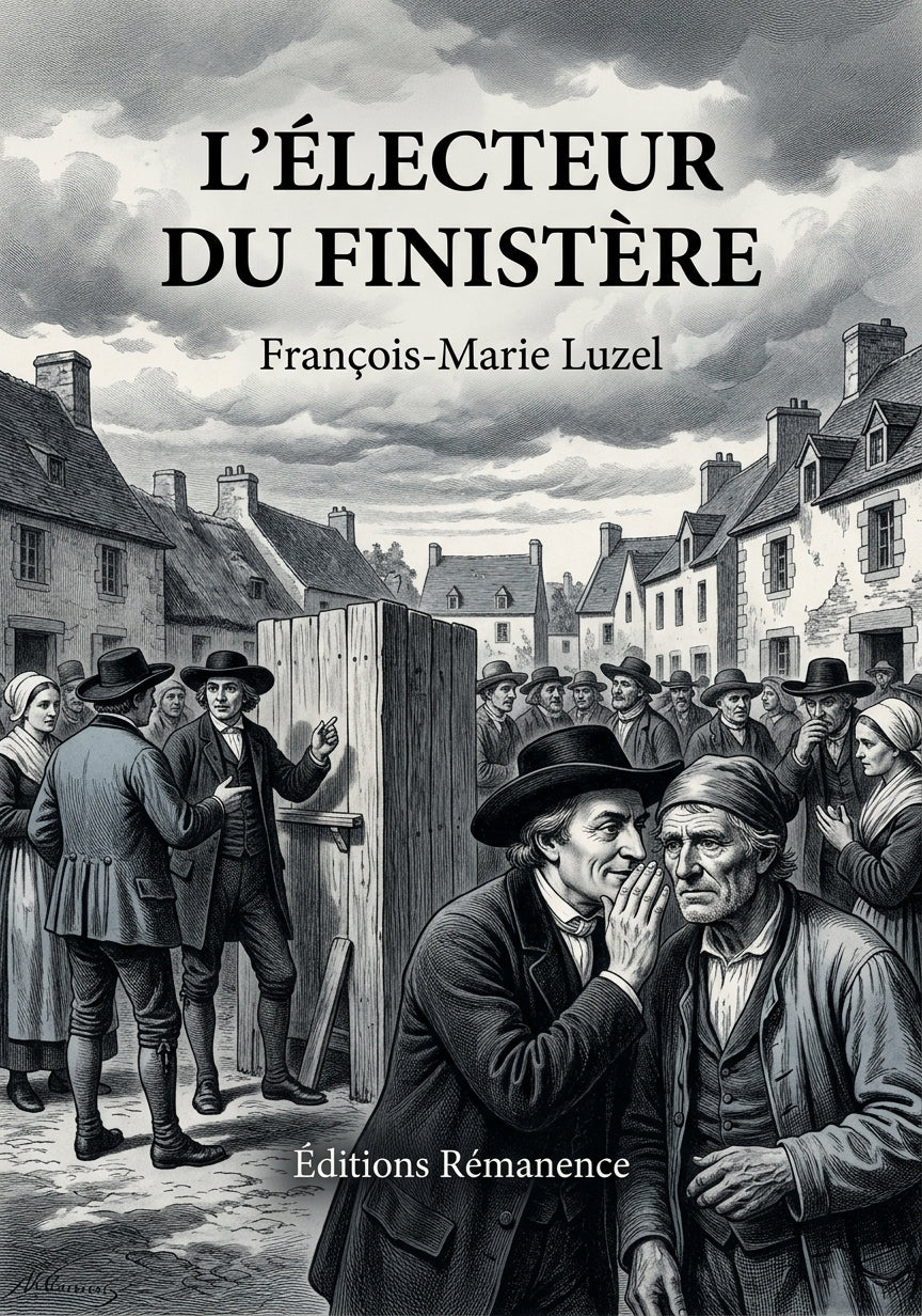 Livre L’Électeur du Finistère par François-Marie Luzel - Couverture - Editions Remanence