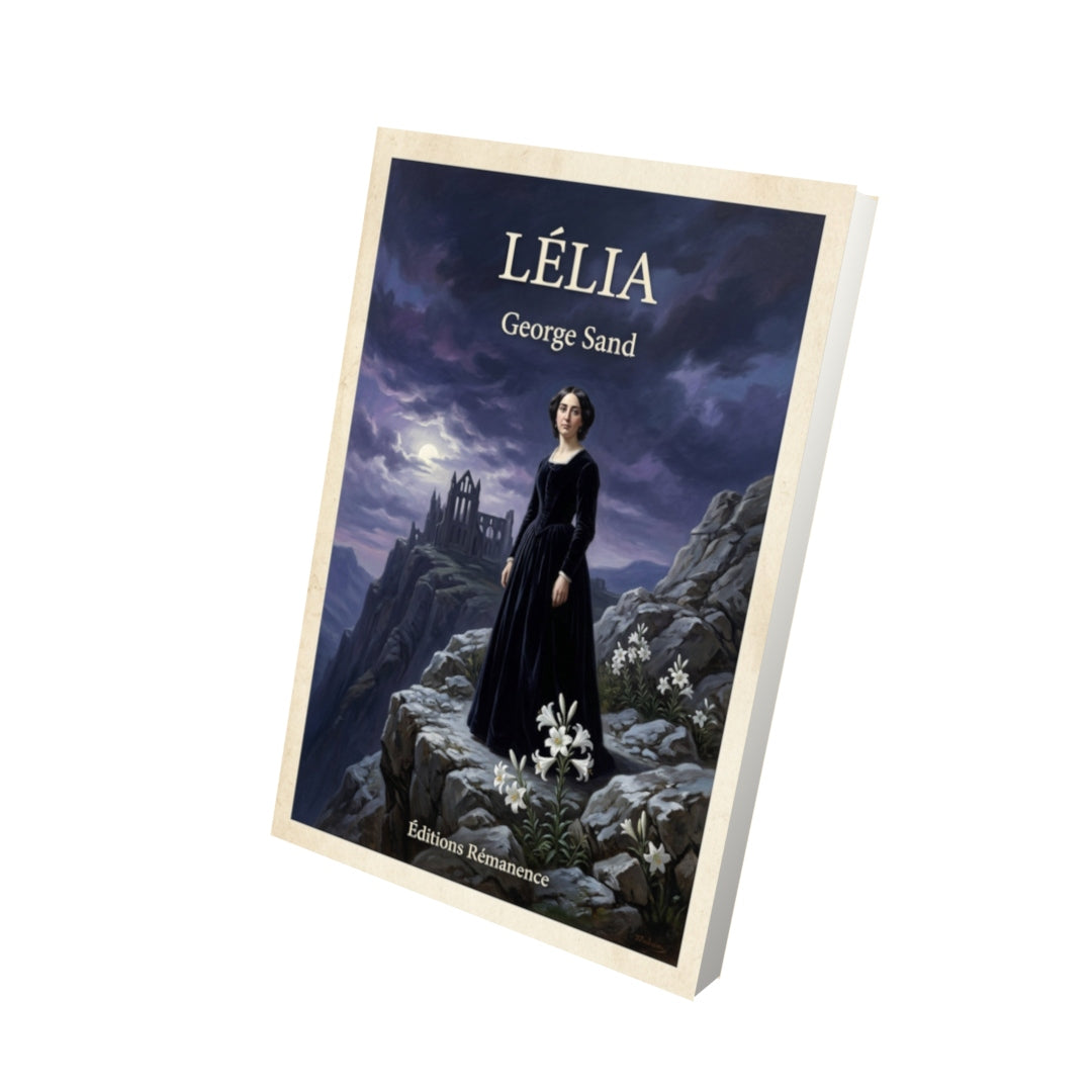 Livre Lélia - George Sand - Vue 3D - Editions Remanence
