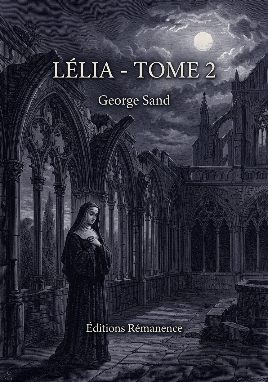 Livre Lélia - Tome 2 par George Sand - Couverture - Editions Remanence