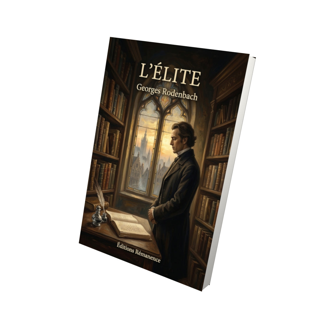 Livre L’Élite par Georges Rodenbach - Vue 3D - Editions Remanence