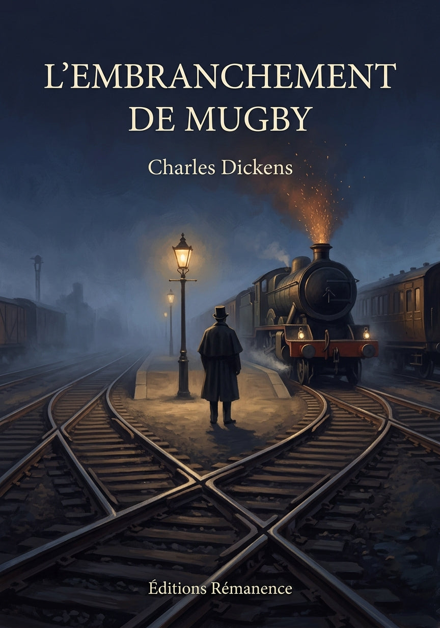 Livre L’Embranchement de Mugby par Charles Dickens - Couverture - Editions Remanence
