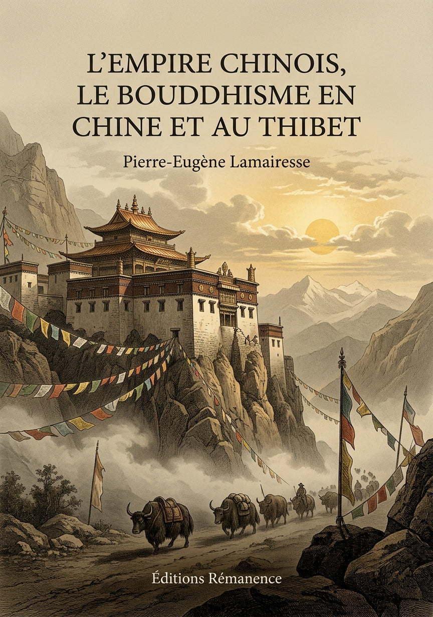 Livre L’Empire chinois, le Bouddhisme en Chine et au Thibet par Pierre-Eugène Lamairesse - Couverture - Editions Remanence