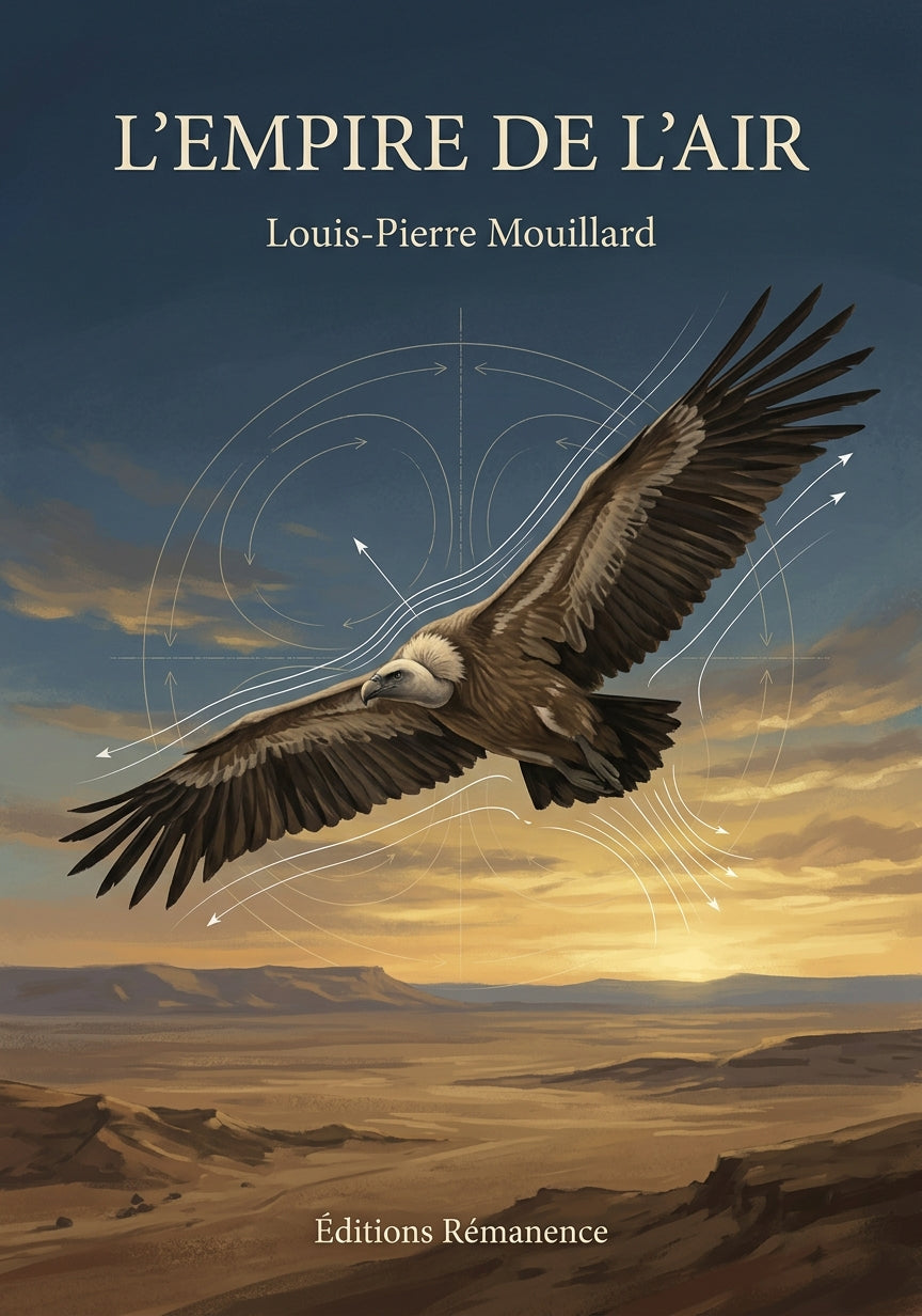Livre L’Empire de l’air par Louis-Pierre Mouillard - Couverture - Editions Remanence